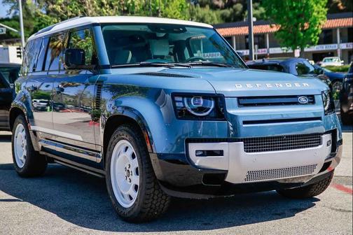 Tasman Blue Metallic 2026 Land Rover Defender P400 X-Dynamic SE