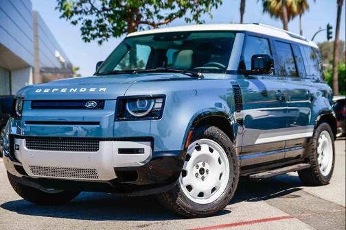 Tasman Blue Metallic 2026 Land Rover Defender P400 X-Dynamic SE