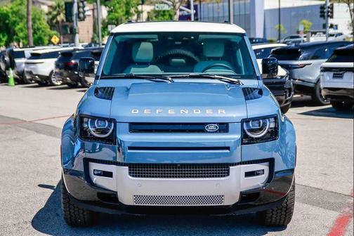 Tasman Blue Metallic 2026 Land Rover Defender P400 X-Dynamic SE