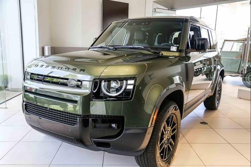 Woolstone Green Metallic 2026 Land Rover Defender P300 S