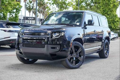 Santorini Black Metallic 2026 Land Rover Defender P400 X-Dynamic SE