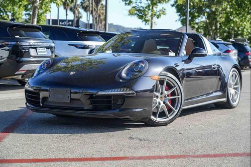 Jet Black Metallic 2015 Porsche 911 Targa 4S