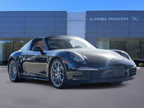 Jet Black Metallic 2015 Porsche 911 Targa 4S