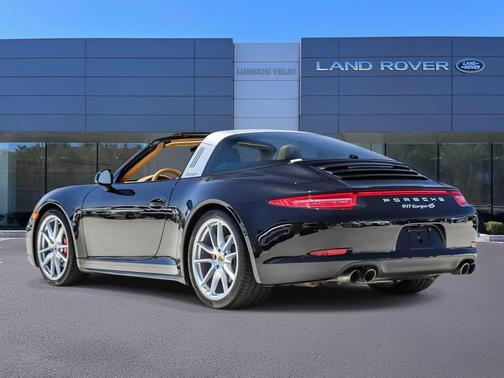 Jet Black Metallic 2015 Porsche 911 Targa 4S