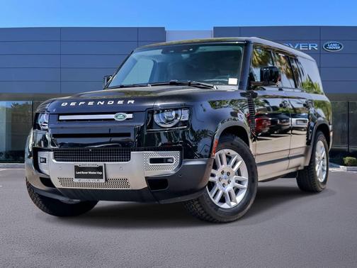 Santorini Black Metallic 2025 Land Rover Defender 130 P400 S