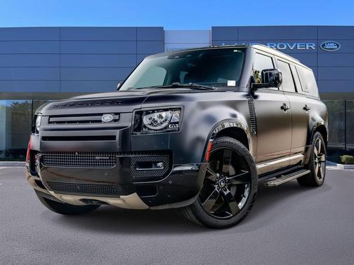 Santorini Black Metallic 2023 Land Rover Defender 130 X-Dynamic SE