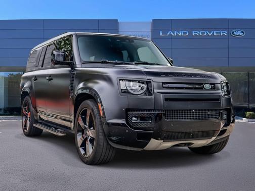 Santorini Black Metallic 2023 Land Rover Defender 130 X-Dynamic SE