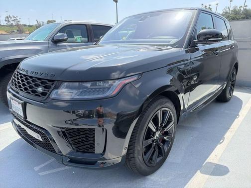 Black 2021 Land Rover Range Rover Sport HST MHEV