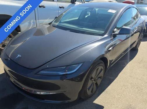 Stealth Grey 2025 Tesla Model 3 Long Range