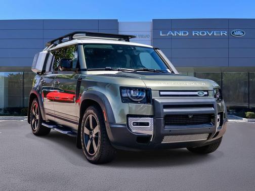 Pangea Green Metallic 2022 Land Rover Defender 110 SE