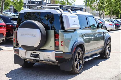 Pangea Green Metallic 2022 Land Rover Defender 110 SE
