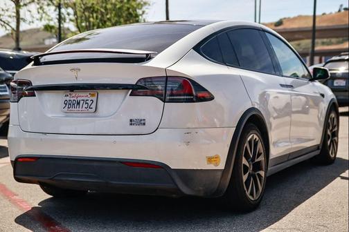 Pearl White Multi-Coat 2022 Tesla Model X Plaid Tri Motor All-Wheel Drive