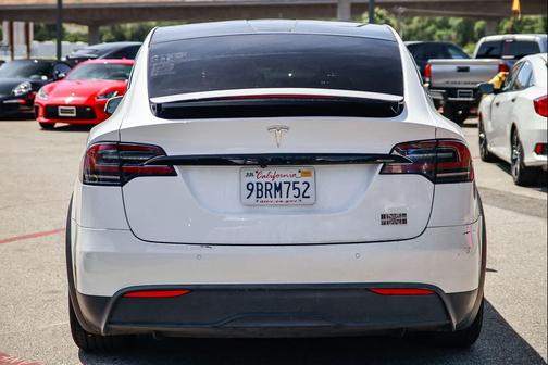 Pearl White Multi-Coat 2022 Tesla Model X Plaid Tri Motor All-Wheel Drive