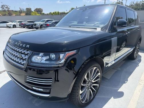 Black 2017 Land Rover Range Rover 5.0L Supercharged Autobiography
