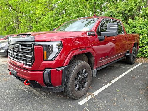Volcanic Red Tintcoat 2024 GMC Sierra 3500 4WD Crew Cab 159" AT4