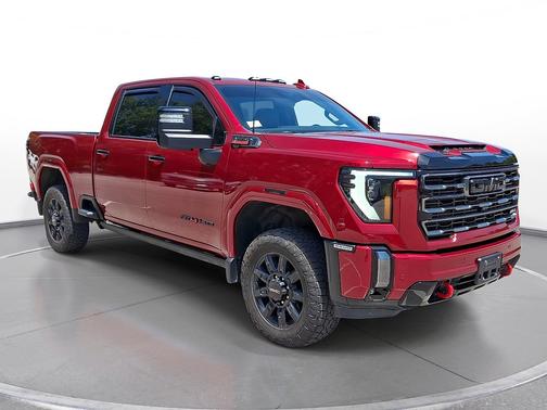 Volcanic Red Tintcoat 2024 GMC Sierra 3500 4WD Crew Cab 159" AT4