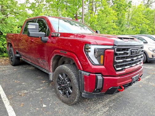 Volcanic Red Tintcoat 2024 GMC Sierra 3500 4WD Crew Cab 159" AT4