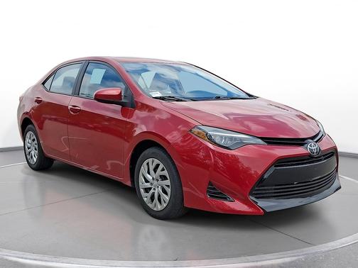 Barcelona Red Metallic 2019 Toyota Corolla LE CVT (Natl)