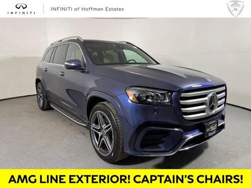 Twilight Blue Metallic 2024 Mercedes-Benz GLS 450 4MATIC