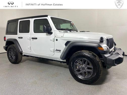 Bright White Clearcoat 2024 Jeep Wrangler Sport S