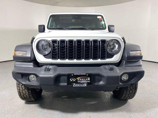 Bright White Clearcoat 2024 Jeep Wrangler Sport S