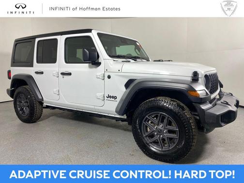 Bright White Clearcoat 2024 Jeep Wrangler Sport S