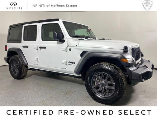 Bright White Clearcoat 2024 Jeep Wrangler Sport S