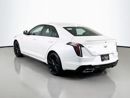 Crystal White Tricoat 2025 Cadillac CT4 Sport RWD