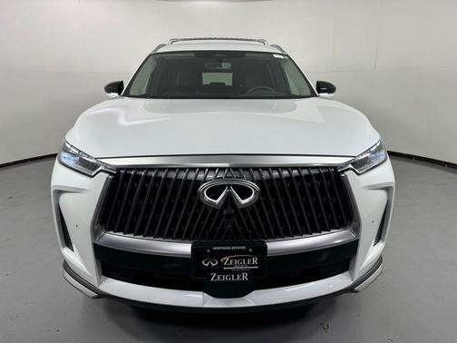 Radiant White 2026 INFINITI QX60 LUXE AWD
