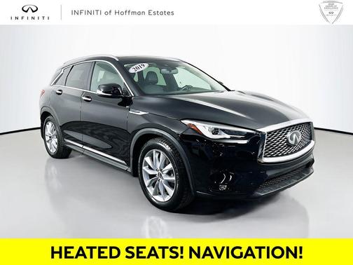 Black Obsidian 2019 INFINITI QX50 Luxe