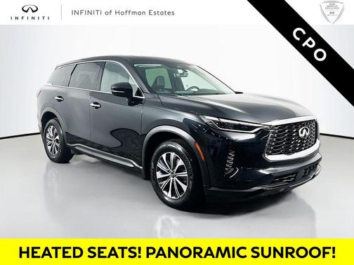Black 2023 INFINITI QX60 Pure