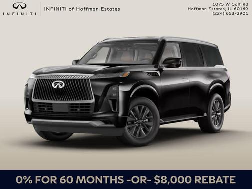 Black Obsidian 2026 INFINITI QX80 PURE AWD