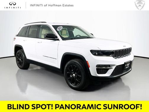 Bright White Clearcoat 2023 Jeep Grand Cherokee Limited