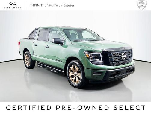 Tactical Green Metallic 2024 Nissan Titan SV