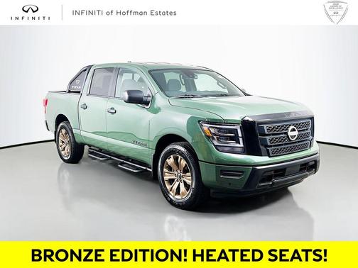 Tactical Green Metallic 2024 Nissan Titan SV