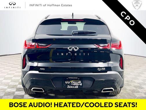 Black Obsidian 2025 INFINITI QX55 ESSENTIAL
