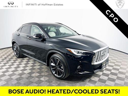 Black Obsidian 2025 INFINITI QX55 ESSENTIAL