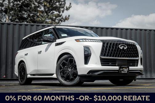 Radiant White 2026 INFINITI QX80 SPORT AWD