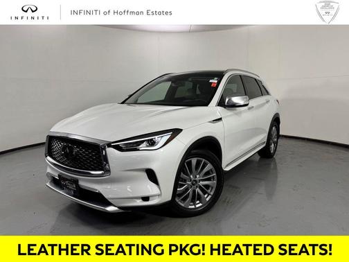 Radiant White 2024 INFINITI QX50 LUXE AWD