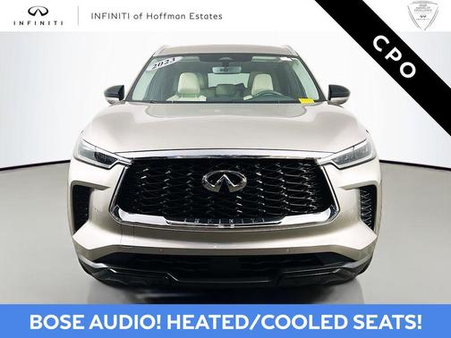 Warm Titanium 2023 INFINITI QX60 Luxe