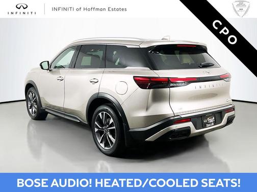 Warm Titanium 2023 INFINITI QX60 Luxe