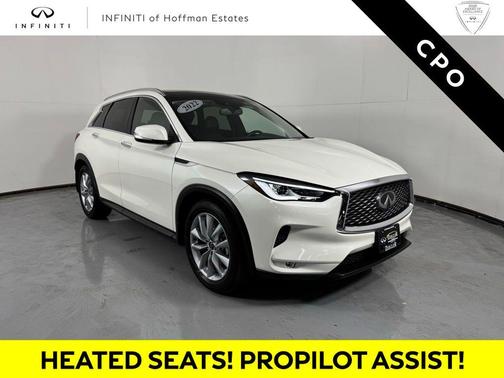 Majestic White 2022 INFINITI QX50 LUXE AWD