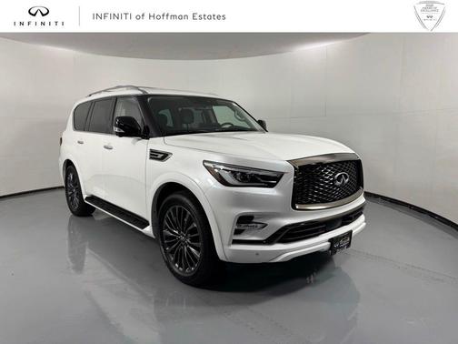 Moonstone White 2023 INFINITI QX80 PREMIUM SELECT AWD