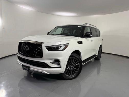 Moonstone White 2023 INFINITI QX80 PREMIUM SELECT AWD
