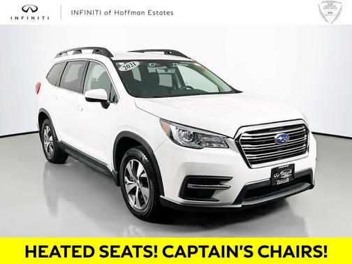Crystal White Pearl 2021 Subaru Ascent Premium 7-Passenger