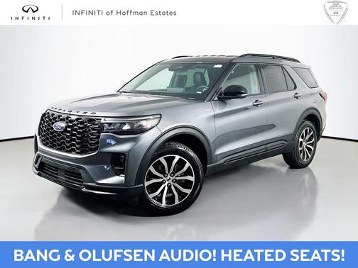 Carbonized Gray Metallic 2025 Ford Explorer ST-Line