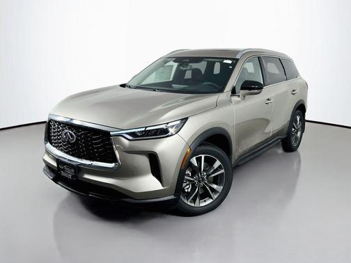 Warm Titanium 2025 INFINITI QX60 LUXE