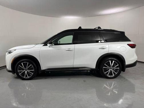 Radiant White/Black Obsidian 2026 INFINITI QX60 AUTOGRAPH