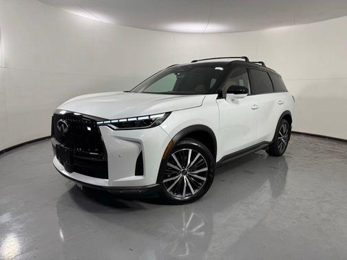 Radiant White/Black Obsidian 2026 INFINITI QX60 AUTOGRAPH