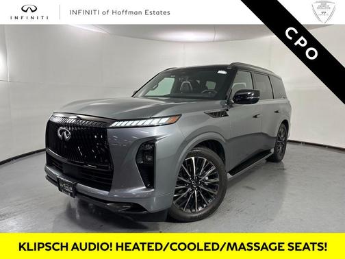 Dynamic Metal/Black Obsidian 2025 INFINITI QX80 AUTOGRAPH AWD